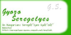 gyozo seregelyes business card
